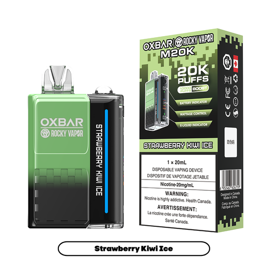 Rocky Vapor Oxbar M20K - Strawberry Kiwi Ice (5pc/Carton) [Federal]