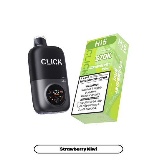Hi5 Click S70k -  Strawberry Kiwi (4pc/Carton) {Starter Kit} [Federal]