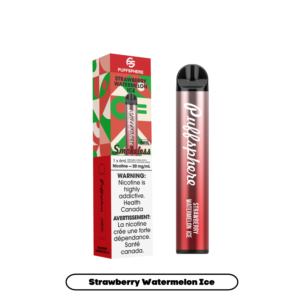 Puffsphere Smokeless - Strawberry Watermelon Ice (6pc/Carton) [Federal]