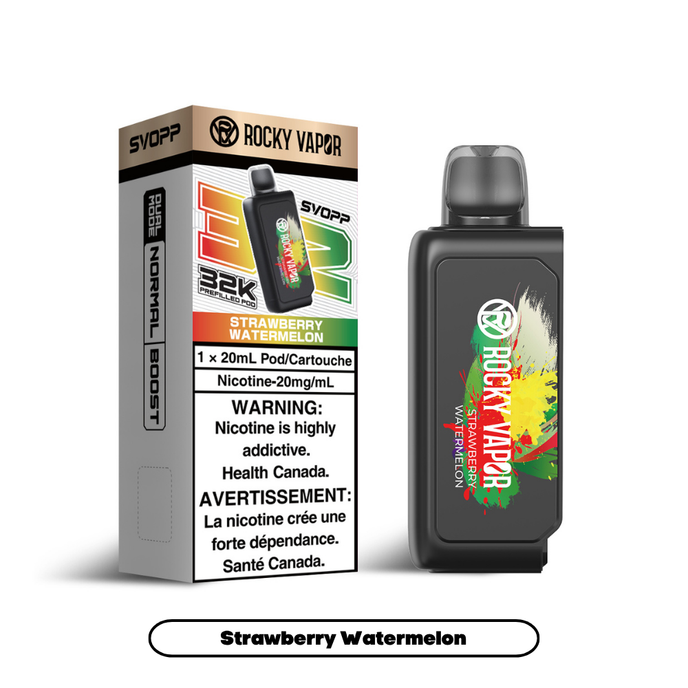 Rocky Vapor Svopp [Prefilled Pods] 32K - Strawberry Watermelon (4pc/Carton) [Federal]