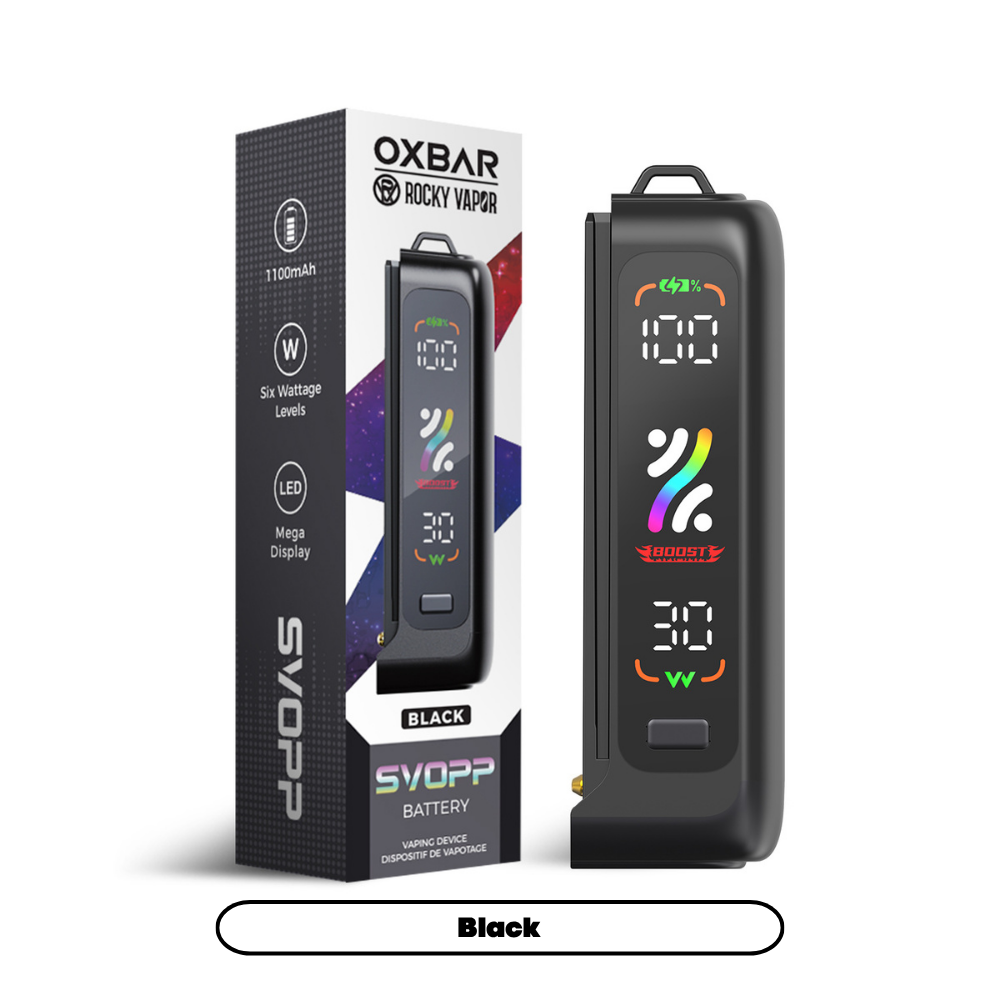 Svopp Rocky Vapor Oxbar [Device Kit] 1100mAh - Black