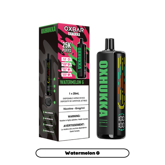 Oxbar Oxhukka- Watermelon G (4pc/Carton) [Federal]