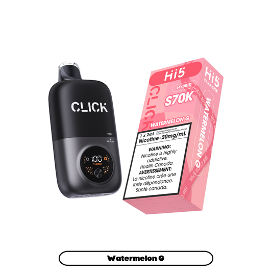 Hi5 Click S70k -  Watermelon G (4pc/Carton) {Starter Kit} [Federal]