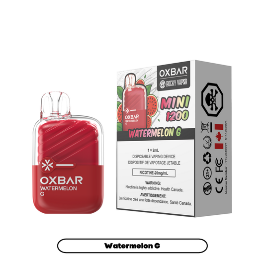 Rocky Vapor Oxbar Mini 1200 - Watermelon G (5pc/Carton) [Federal]