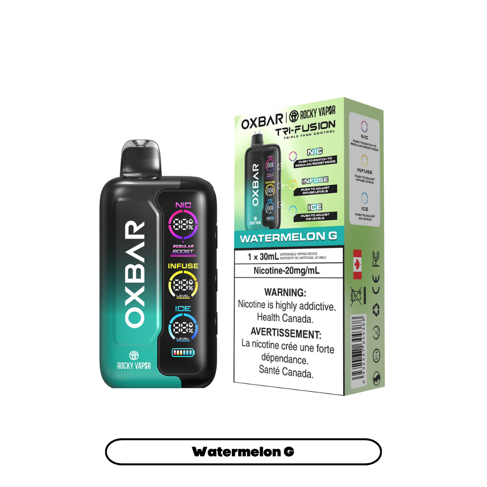 Rocky Vapor Oxbar Tri Fusion - Watermelon G (5pc/Carton) [Federal]