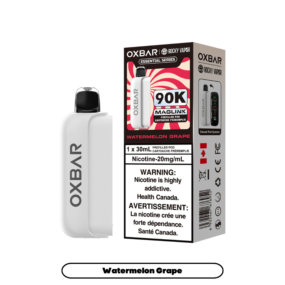 Rocky Vapor Oxbar Maglink - Essential Series - Watermelon Grape (4pc/Carton) [Federal] {Prefilled Pods}