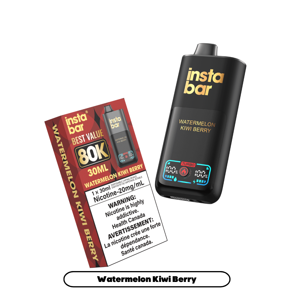 Insta Bar 80K - Watermelon Kiwi Berry (4pc/Carton) [Federal]