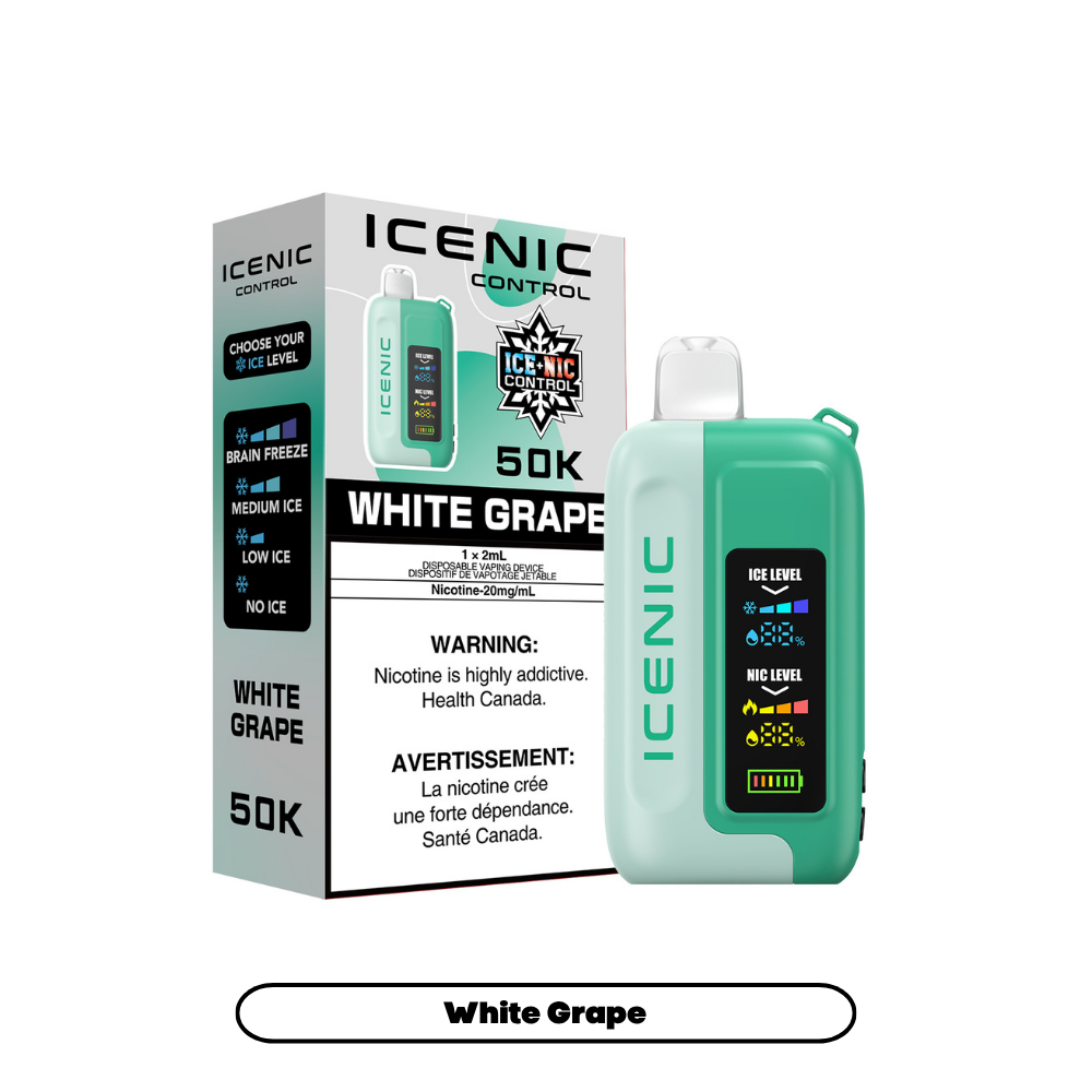 ICE NIC - White Grape (5pc/Carton) [Federal]